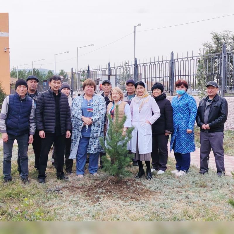 Кардиологиялық орталық қызметкерлерінің экологиялық бастамасы 