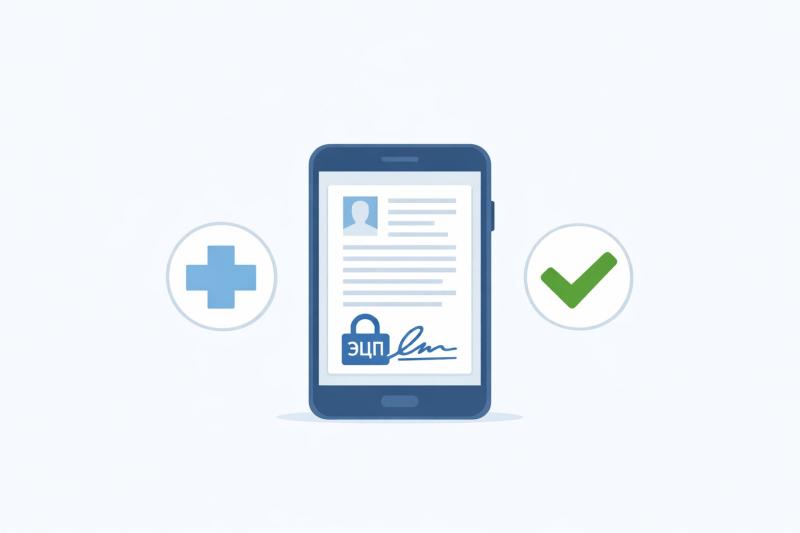 НОРМА ОБ ИСПОЛЬЗОВАНИИ ЭЦП ДЛЯ ПОДТВЕРЖДЕНИЯ МЕДУСЛУГ ДЕЙСТВУЕТ С 2021 ГОДА  – МИНЗДРАВ