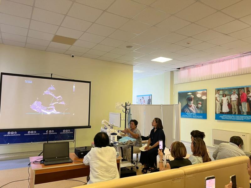 11 июля на базе Павлодарского областного кардиологического центра прошла выездная школа по кардиологии